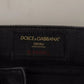 Dolce & Gabbana Gray Running Denim Stretch Logo Skinny Jeans