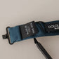 Dolce & Gabbana Blue 100% Silk Adjustable Neck Bow Tie Mens