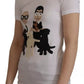 Dolce & Gabbana White #DGFamily Patch Top Cotton T-shirt