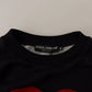 Dolce & Gabbana Black Cupid Print Hoodie Sweatshirt Sweater