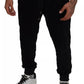 Dolce & Gabbana Black Cotton Skinny Jogger Sweatpants Pants