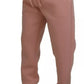 Dolce & Gabbana Pink Polyester Sweatpants Jogger Pants