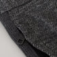 Dolce & Gabbana Gray Chevron Viscose Skinny Pants