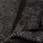 Dolce & Gabbana Gray Chevron Viscose Skinny Pants