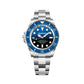 Bobroff Silver Stainless Steel Sport Watch