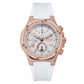 Bobroff White Rubber Bracelet Watch