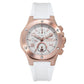 Bobroff White Rubber Bracelet Watch