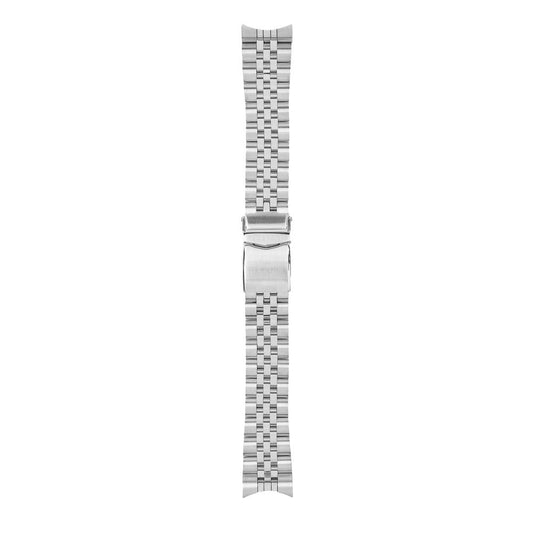 Bobroff Silver Stainless Steel Bracelet Watch