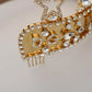 Dolce & Gabbana Gold Crystal Star STRASS Crown Logo Tiara Diadem