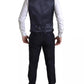 Dolce & Gabbana Black 3 Piece Single Breasted MARTINI Suit