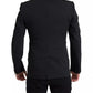 Dolce & Gabbana Black Wool Single Breasted MARTINI Blazerclothing