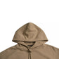 Balenciaga Brown Cotton Symbolic Molleton Bouclette Hooded Sweater