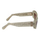 GCDS Silver Acetate Sunglasses
