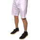 Dolce & Gabbana White Chinos Cotton Stretch Casual Shorts