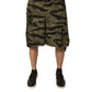 Dolce & Gabbana Black Gold Patterned Cotton Bermuda Shorts