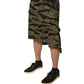 Dolce & Gabbana Black Gold Patterned Cotton Bermuda Shorts