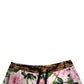 Dolce & Gabbana Multicolor Floral Cotton Men Bermuda Shorts