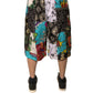 Dolce & Gabbana Multicolor Patchwork Cargo Bermuda Shorts