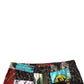 Dolce & Gabbana Multicolor Patchwork Cargo Bermuda Shorts