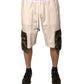 Dolce & Gabbana Beige Cotton Men Casual Cargo Bermuda Shorts