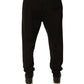 Dolce & Gabbana Black Cotton Jogger Men Sweatpants Pants