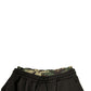Dolce & Gabbana Black Camouflage Cotton Jogger Cargo Pants