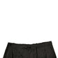 Dolce & Gabbana Black Crown Nylon Jogger Sweatpants Pants
