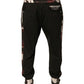 Dolce & Gabbana Black Camouflage Wool Jogger Sweatpants Pants