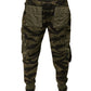 Dolce & Gabbana Green Cotton Jogger Cargo Pants
