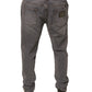 Dolce & Gabbana Gray Logo Cotton Stretch Skinny Denim Jeans
