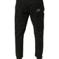 Dolce & Gabbana Black Logo Cotton Stretch Skinny Denim Jeans