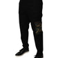 Dolce & Gabbana Black Cotton Men Cargo Casual Pants