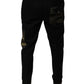 Dolce & Gabbana Black Cotton Men Cargo Casual Pants