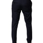 Dolce & Gabbana Dark Blue Cotton Men Dress Pants