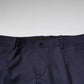 Dolce & Gabbana Dark Blue Cotton Men Dress Pants