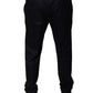 Dolce & Gabbana Dark Blue Tapered Formal Dress Pants