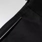 Dolce & Gabbana Black Cotton Tapered Formal Dress Pants