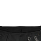 Dolce & Gabbana Black Horseshoe Embellished Wool Slim Fit Pants