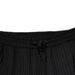 Dolce & Gabbana Black Stripes Viscose Skinny Dress Pants