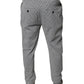 Dolce & Gabbana Black White Houndstooth Skinny Dress Pants