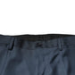 Dolce & Gabbana Blue Wool Tapered Formal Dress Pants