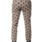 Dolce & Gabbana Beige Logo Cotton Skinny Denim Jeans