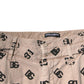 Dolce & Gabbana Beige Logo Cotton Skinny Denim Jeans
