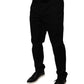 Dolce & Gabbana Black Tapered Formal Dress Pants