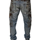 Dolce & Gabbana Light Blue Embroidered Skinny Denim Jeans