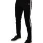 Dolce & Gabbana Black Crown White Lining Skinny Denim Jeans