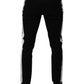 Dolce & Gabbana Black Crown White Lining Skinny Denim Jeans
