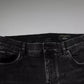 Dolce & Gabbana Black Cotton Stretch Skinny Men Denim Jeans