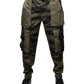 Dolce & Gabbana Green Cotton Jogger Cargo Pants