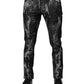 Dolce & Gabbana Multicolor Cotton Tie Dye Skinny Denim Jeans